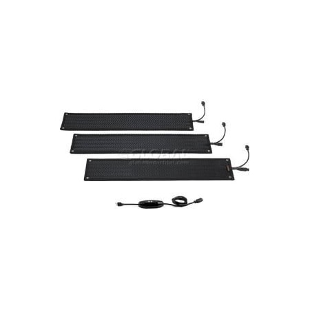 Heattrak HeatTrak Outdoor Snow & Ice Melting Heated Stair Mat 1/2" Thick 1' x 5' 120 Volt Black HRT11-60